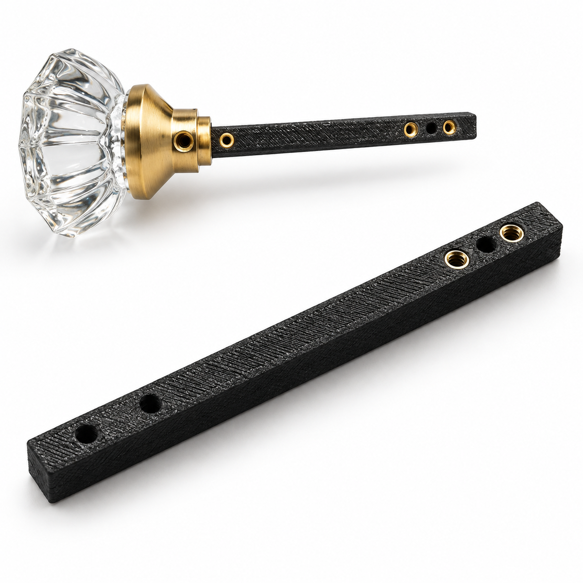 7mm Door Knob Spindle for 3D-Printed Knobs – 3mm Bolt Mount